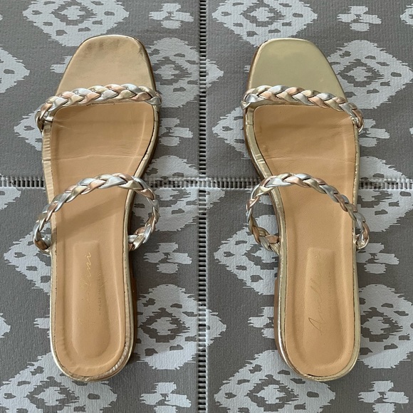 Braided Leather Sandals - Picture 2 of 9